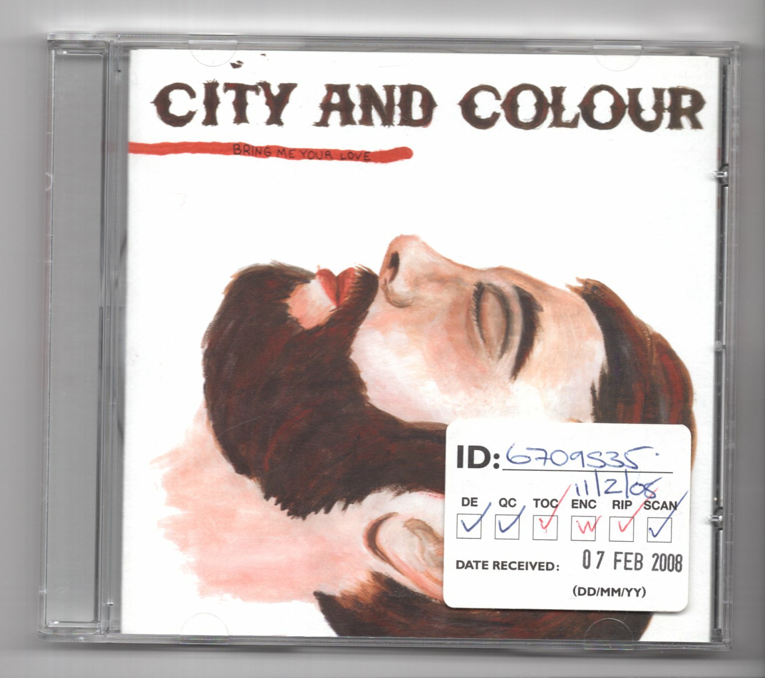 (IX659) City & Colour, Bring Me Your Love - 2007 CD