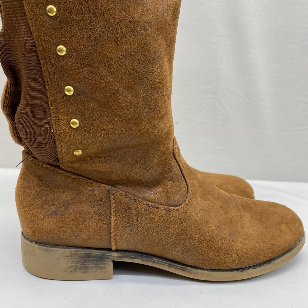 Girls knee high top boots size 4