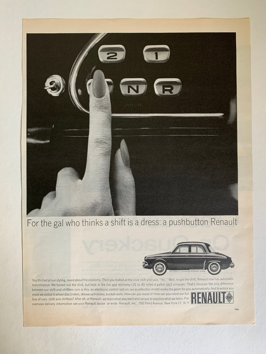 RENAULT 1950年代モデル ヴィンテージ広告 RENAULT 1950年代モデル ヴィンテージ広告 RENAULT 1950年代モデル