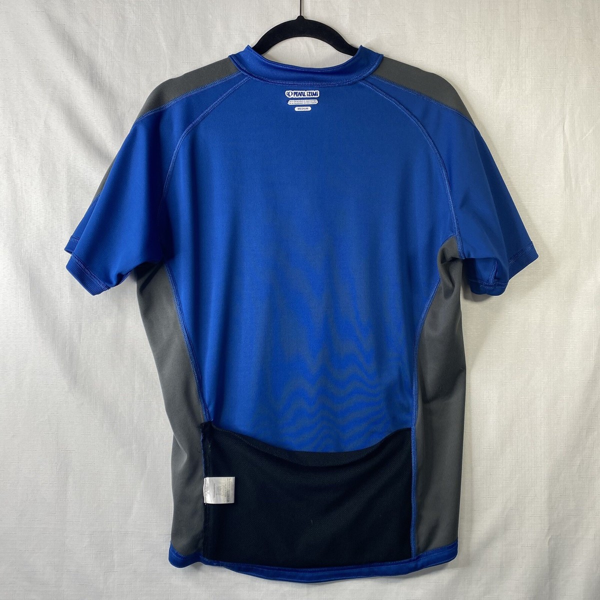 Pearl Izumi 1/2 Zip Slice Versa Cycling Jersey Blue/Gray Zip