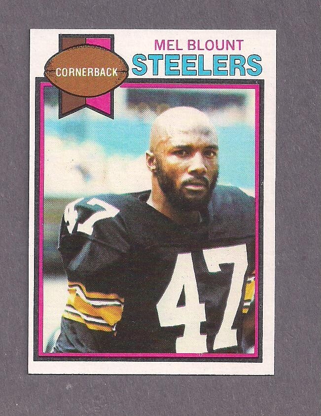 1979 Topps #275 Mel Blount, Pittsburgh Steelers EXMT or better.