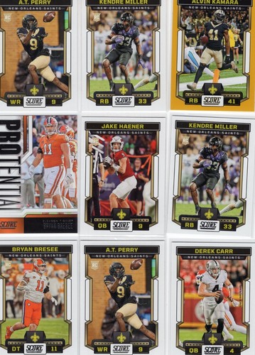 New Orleans Saints mit Rookies/Parallel/Inserts/Base 2023 Score 125 Karten