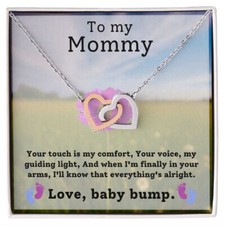 Mommy Necklace, Mom To Be Gift, Necklace Gift For Expecting Mom, Pregnancy Gift