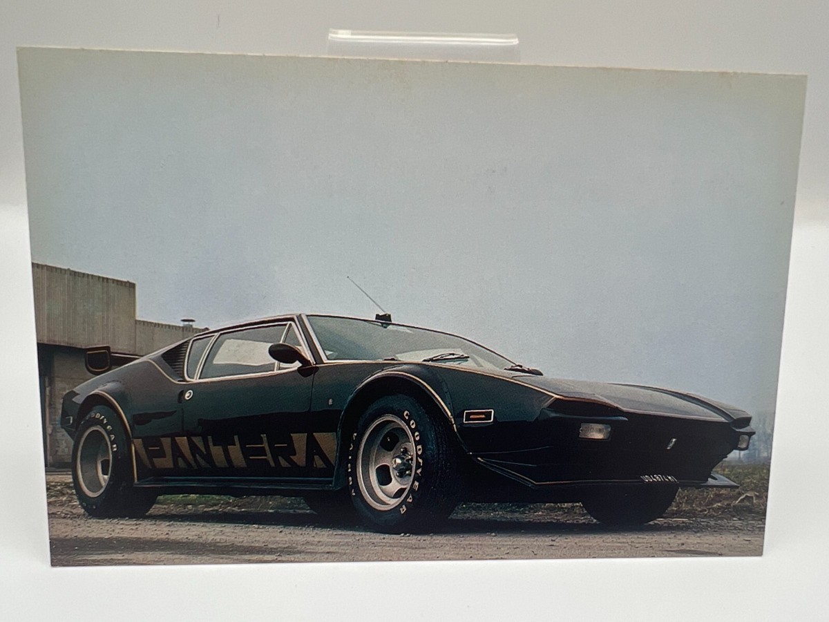 DE TOMASO PANTERA GTS Super car card Japanese Vintage Rare F/S | eBay