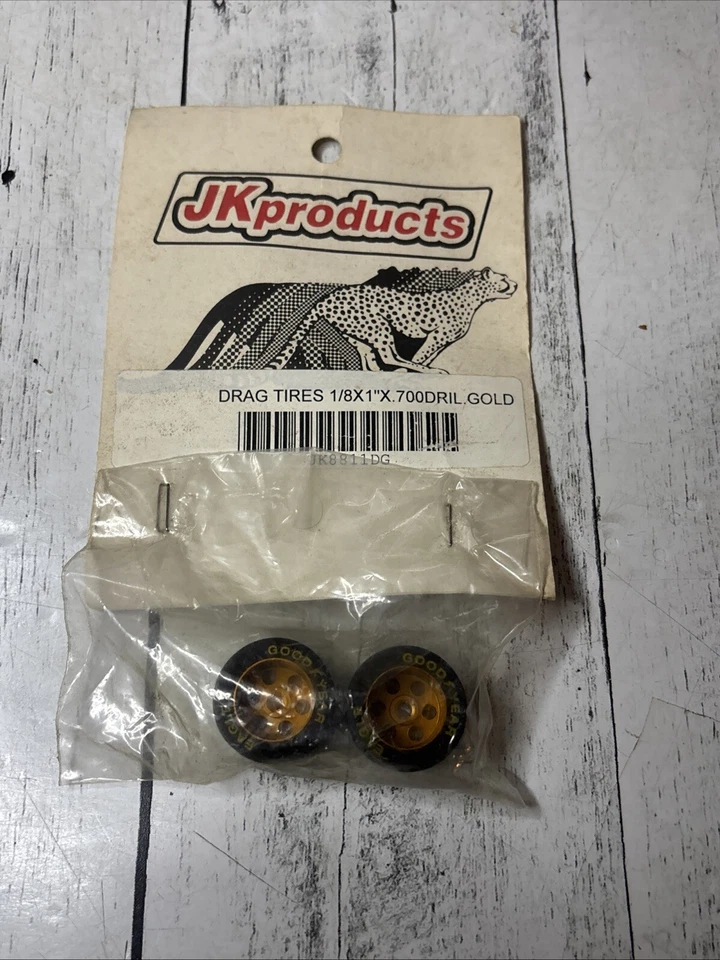 Шины и ободы JK Products Drag 1/8 X 1 дюйм X 700 Dril. Золотой новый JK8811DG - Изображение 3 из 3
