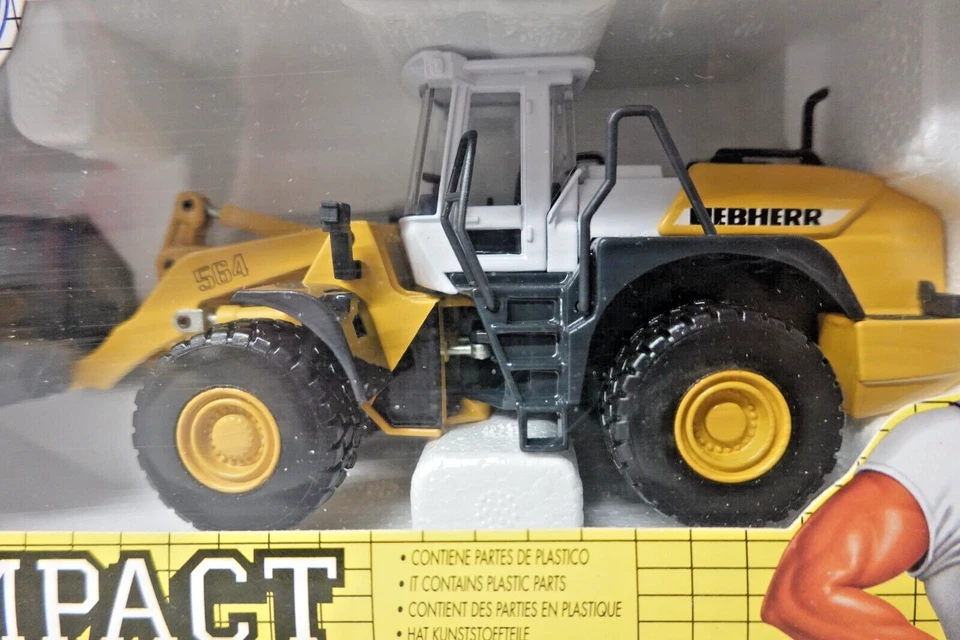 JOAL 263 Liebherr L 564 Wheel Loader with White Cab 1:50 Scale - Image 2 of 4