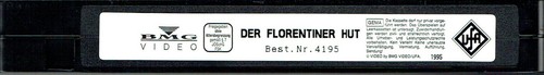 (VHS) Der Florentiner Hut - Heinz Rühmann, Paul Henckels, Herti Kirchner (1939) - Bild 3 von 3