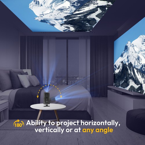 20000 lumen LED Projektor WiFi Android 4K USB HDMI Beamer UHD Heimkino Projektor - Bild 50 von 57