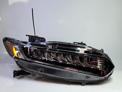 2018-20 HONDA ACCORD Headlamp (hybrid),FULL LED PSGR RT RH DEPO *CRK LENS