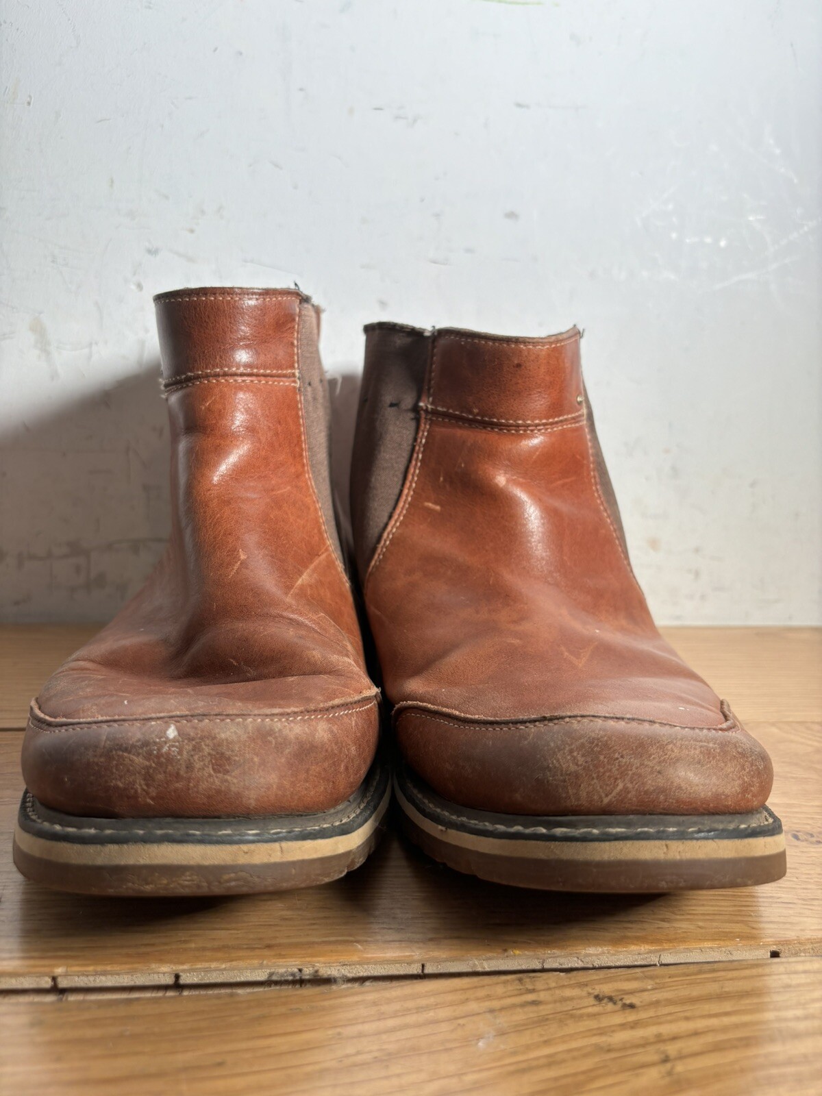 Men's Timberland Chelsea Boots, Size 10.5 Brown Gripstick eBay