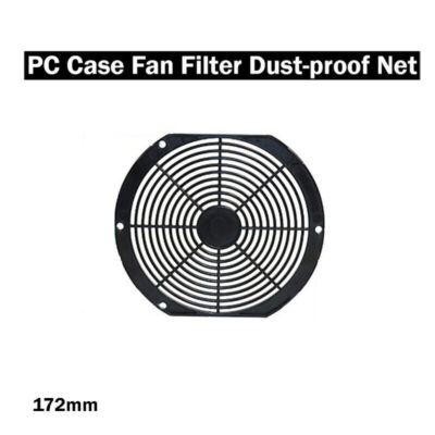 Neu 172mm PC Computer-Chassis Fan Fall Sieb Staubschutzfilter Schwarz