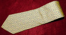 VINEYARD VINES MADE IN U.S.A. YELLOW/BLUE DIVING MOTIF TIE - TIE - NECK TIES.