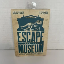 Escape From The Museum Mini Escape Room Card Game Professor Puzzle NEW