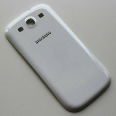 GENUINE Samsung Galaxy S3 S 3 III SCH-i747 BATTERY COVER WHITE phone i9300 i535