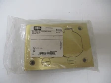 HUBBELL S3825 BRASS RECEPTACLE FLOOR BOX COVER BRAND NEW