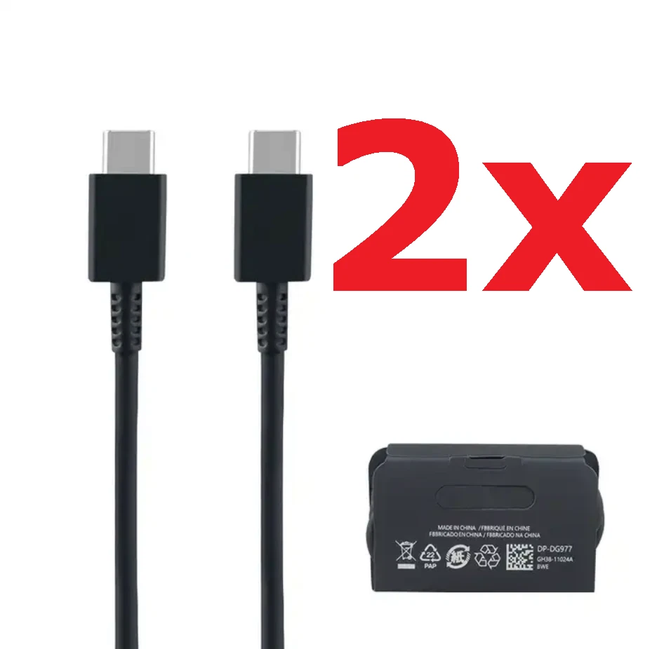 2x USB C Ladekabel Schnellladekabel Original Samsung Ladekabel Typ C zu C Kabel - Bild 4 von 4
