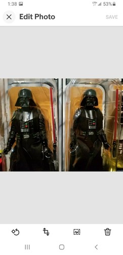 Star Wars Negro 40th Legacy Darth Vader 6" Raro Error Imperio Contraataca - Imagen 3 de 10
