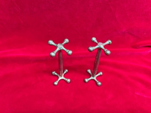 Poggiacoltelli vintage piatto argento - Foto 4 di 5