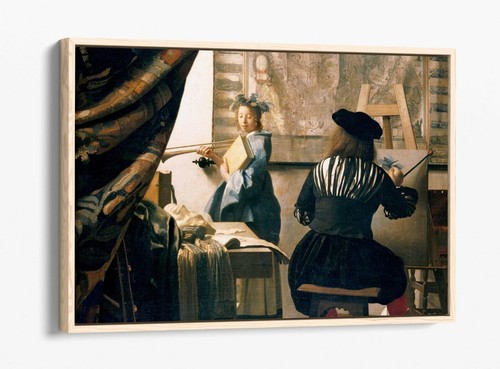 THE ART OF PAINTING -DEEP FLOATER/FLOAT EFFECT FRAMED CANVAS ART PRINT- - Picture 4 of 12