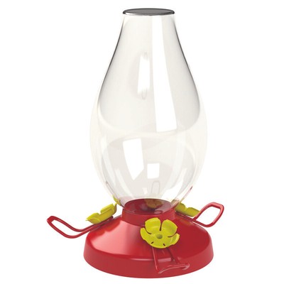 Perky-Pet 286 3 Flower Feeding Ports Hummingbird Plastic Nectar Feeder 32 oz.