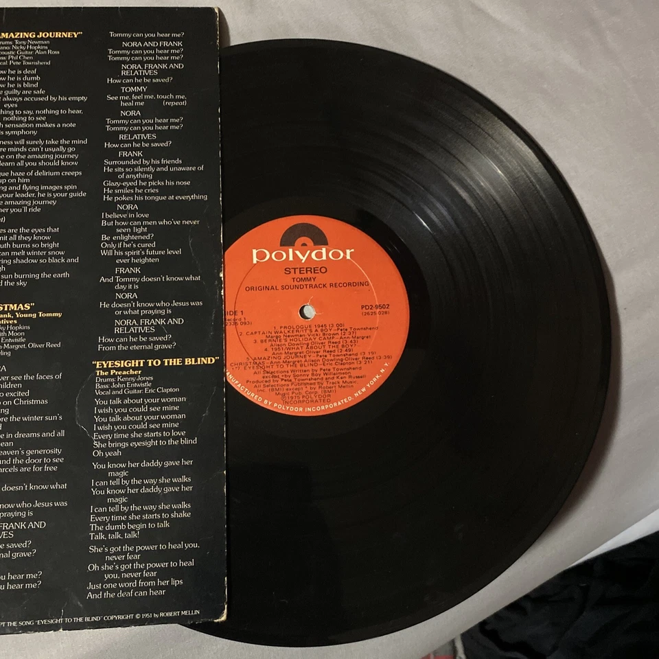 Tommy The Movie Original Soundtrack Recording 2 Album Set 1975 Polydor PD2-9502 - Image 3 of 4