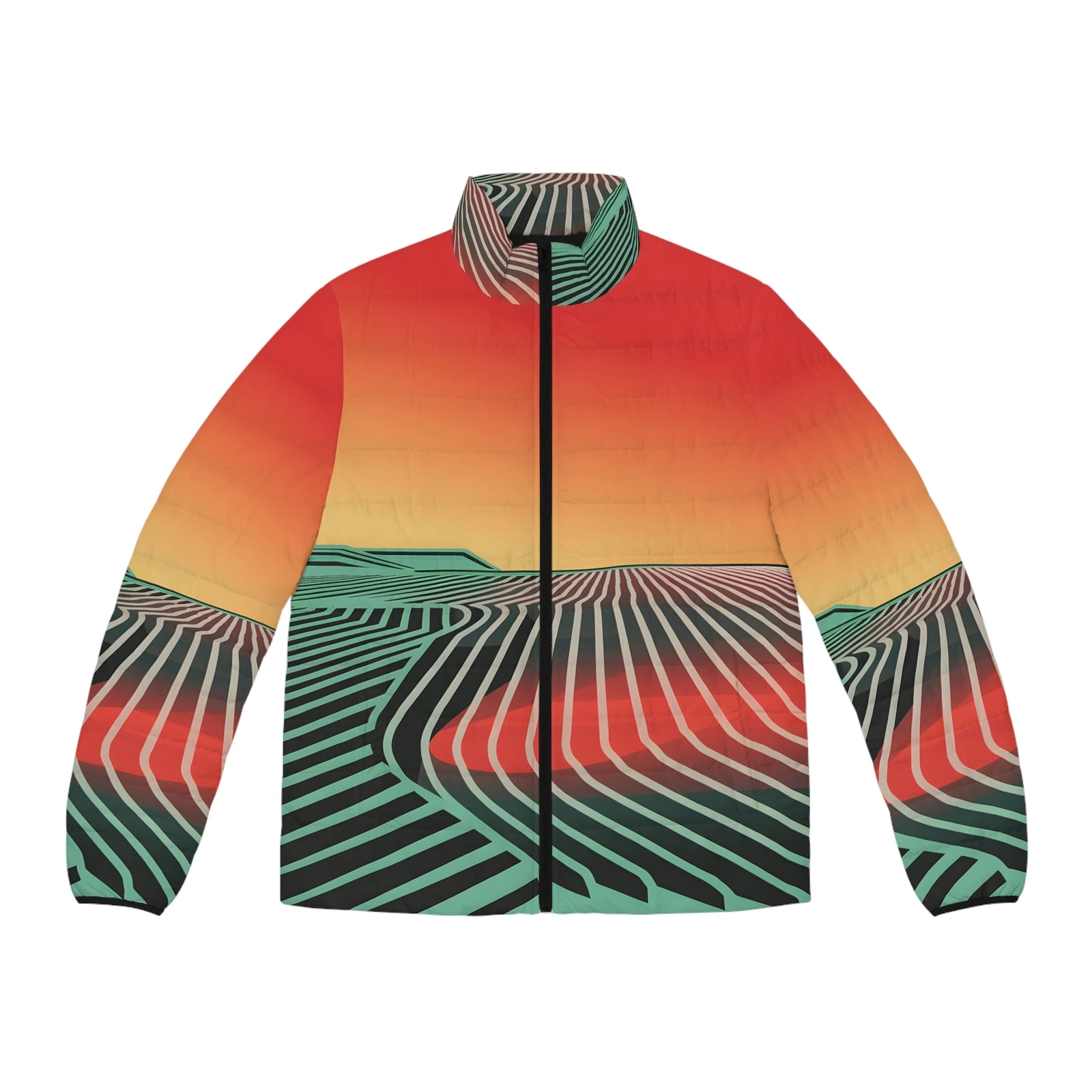 Linear Horizon Puffer Jacket Stylish Outdoor Apparel Warm Insulated Winter Coat
Opens in a new windo