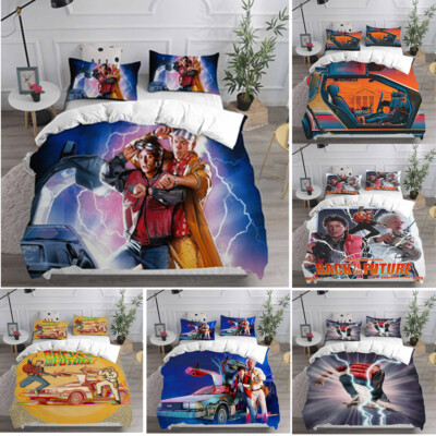 Back To The Future Marty McFly 3D Bettdecke Abdeckung Bettwäsche Set Kissenbezug