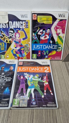 NINTENDO Wii E Wii U LOTTO 5 GIOCHI JUST DANCE 2018 - 2016 - 3 - 2 - E ALTRO - Foto 3 di 4