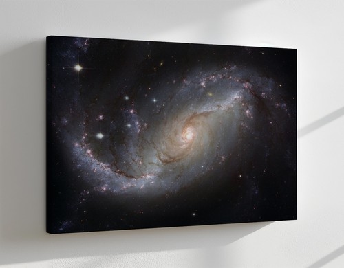 Galaxy Space Stars Modern Canvas Print Wall Art, Home Decor Wall Hanging - Picture 8 of 10