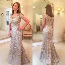 Latest Arrival Applique Floral Mother of the Bride Dresses Elegant Mermaid hot