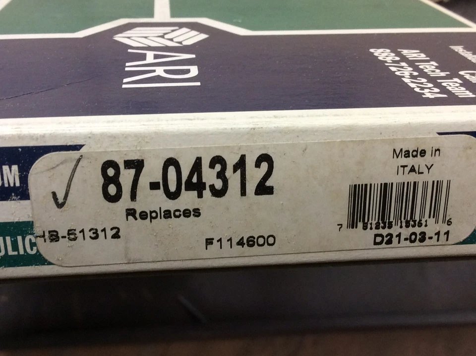 Manguera hidráulica de freno delantera NUEVA ARI 87-04056 - Se adapta a 94-96 Nissan 240SX Foto 2 de 4