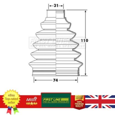 CV Joint Boot Kit For Citroen C-ELYSEE C3 Peugeot 206 98-17 3293.35