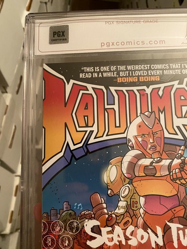 Rick And Morty #25 PGX (Not CGC SS) 9.4 Signed KYLE STARKS! Hunter Variant! WOW - Picture 9 of 10