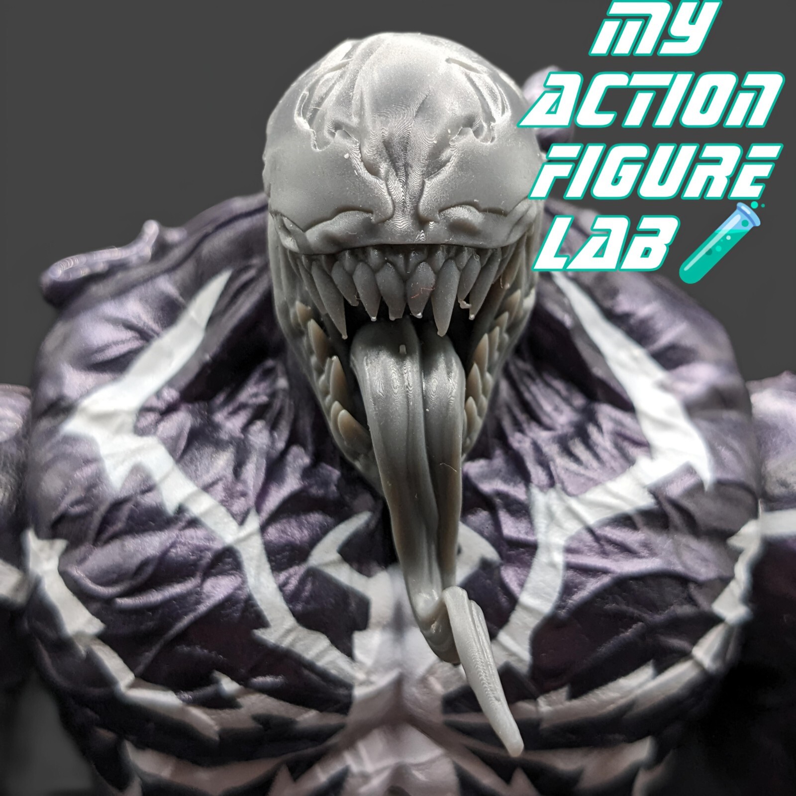 Insomniac Spider-Man 3D Printed Custom Head Sculpt Unpainted Sony ...