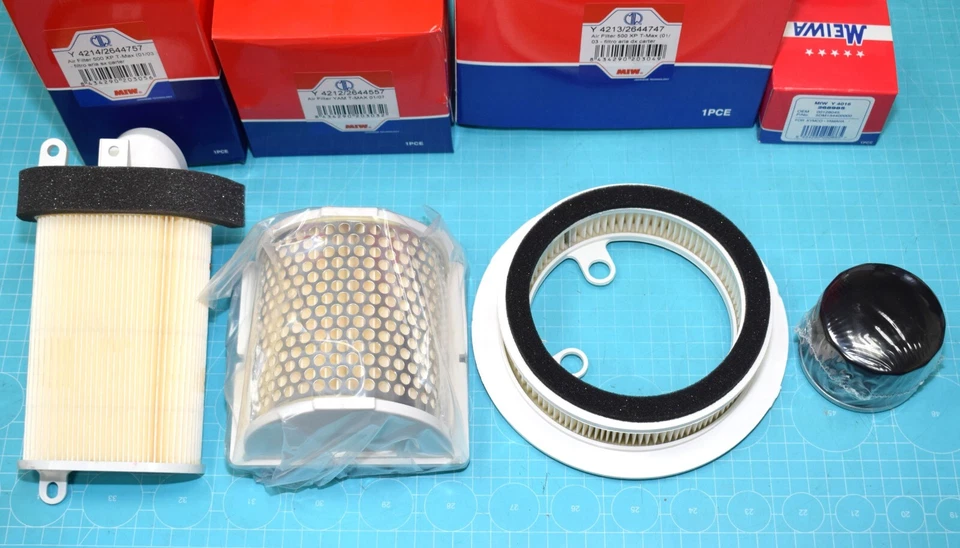 lot de 3 filtres à air +1 filtre à huile MEIWA pour YAMAHA XP 500 TMAX 2001/2007 - Photo 1/1