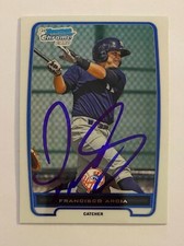 Francisco Arcia Signed Bowman #BCP174 2012 Card New York Yankees Auto MLB RAD