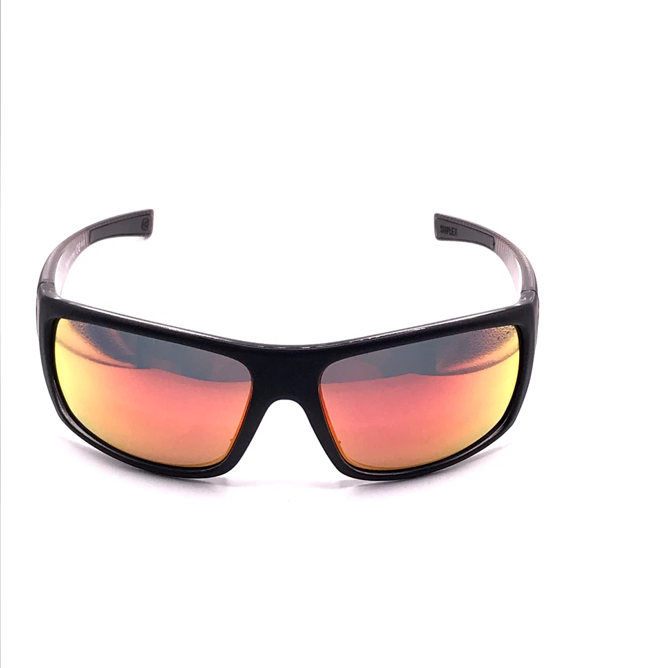 VonZipper Suplex Wrap Sunglasses Black Satin LUX Black and Orange Lunar Chrome - Image 2 of 4