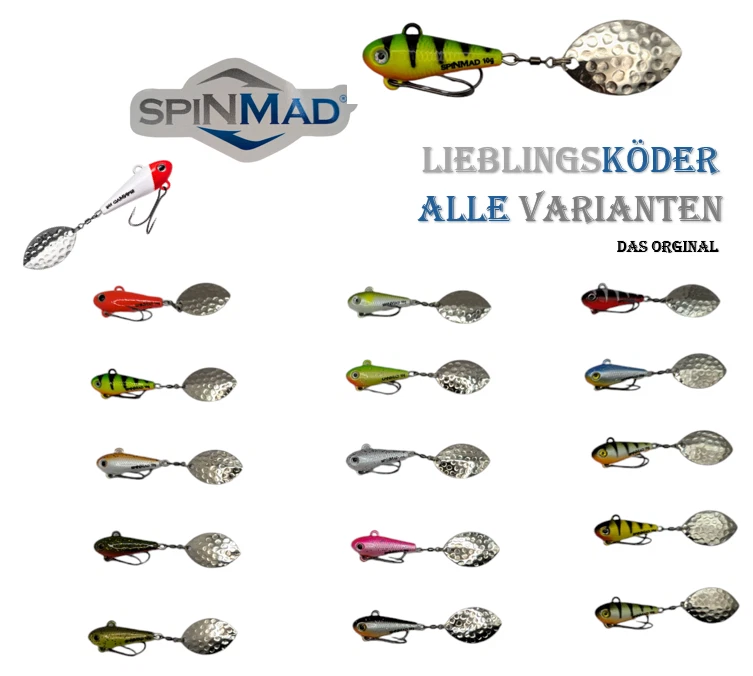 SpinMad Lieblingsköder Originals | Alle Farben & Größen | Jig-Spinner 4g bis 35g - Bild 3 von 3