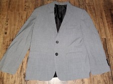 Van Heusen Flex Heather Gray Suit Blazer Jacket Size 10 Husky
