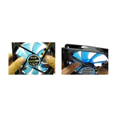 PQ311 Gelid Wing 8 UV Blue 80mm 8cm High Performance Case Fan - 第 3/3 張圖片