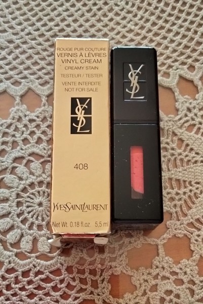 Ysl vernis a levres n° 408 coral-neopop
