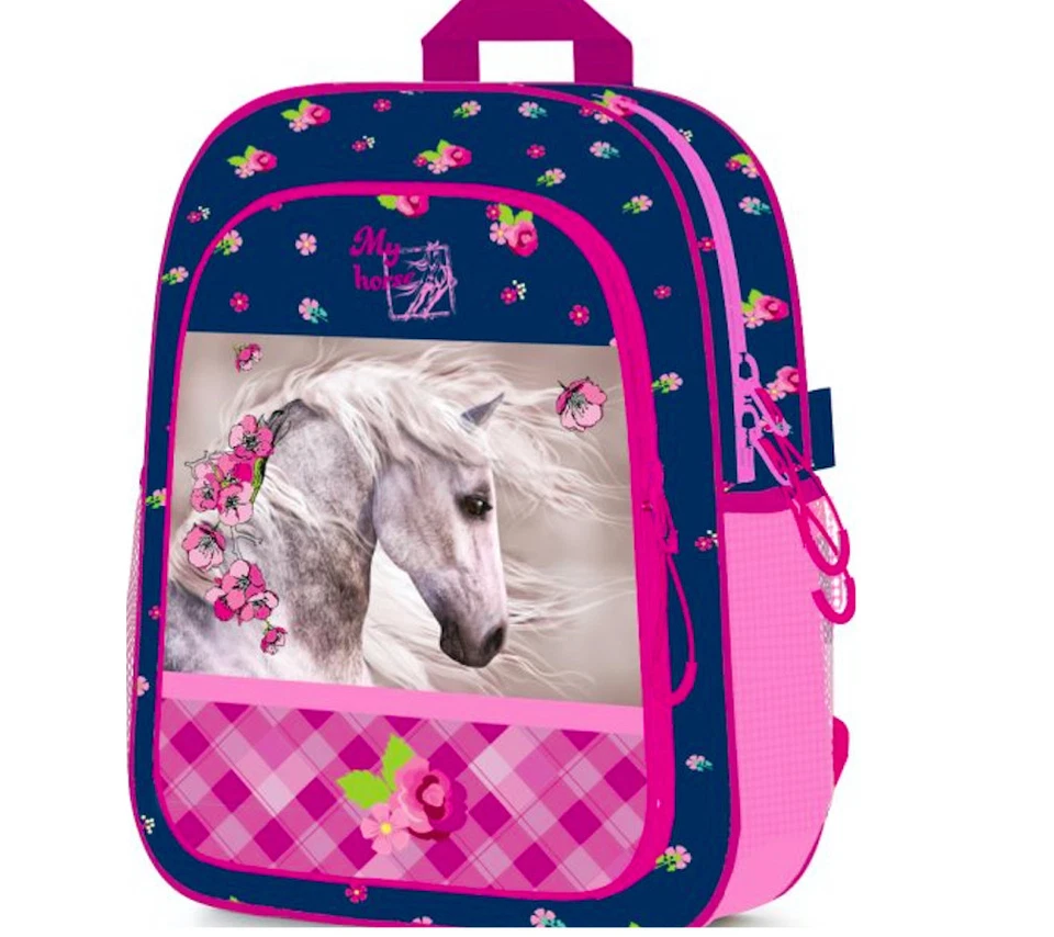PONY PFERD EINHORN RUCKSACK TASCHE KINDERGARTEN NEU