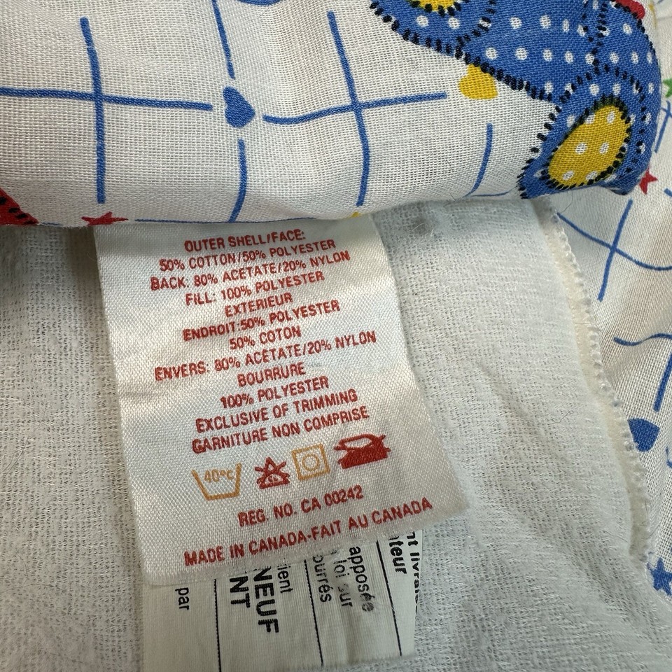 Vintage 80s or 90s Rainbows Bears Sleeping Bag Sack Baby Blanket