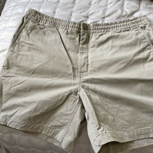Ralph Lauren Prepster  Stretch Shorts Size XL In Beige Worn Once Only - Picture 1 of 6