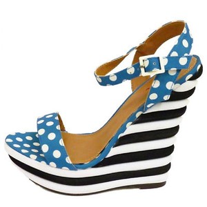 ladies blue sandals uk