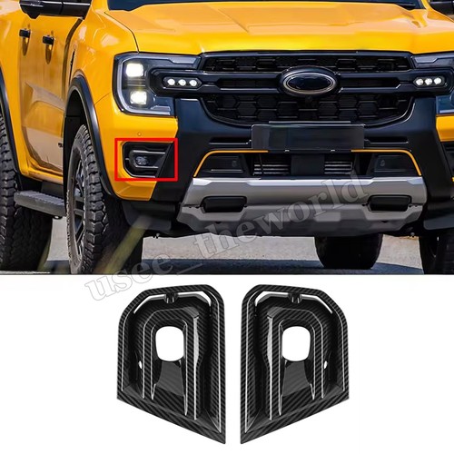 Carbon Fiber ABS Exterior Accessories Cover Trim Fits For Ford Ranger 2023 2024 - Picture 11 of 46