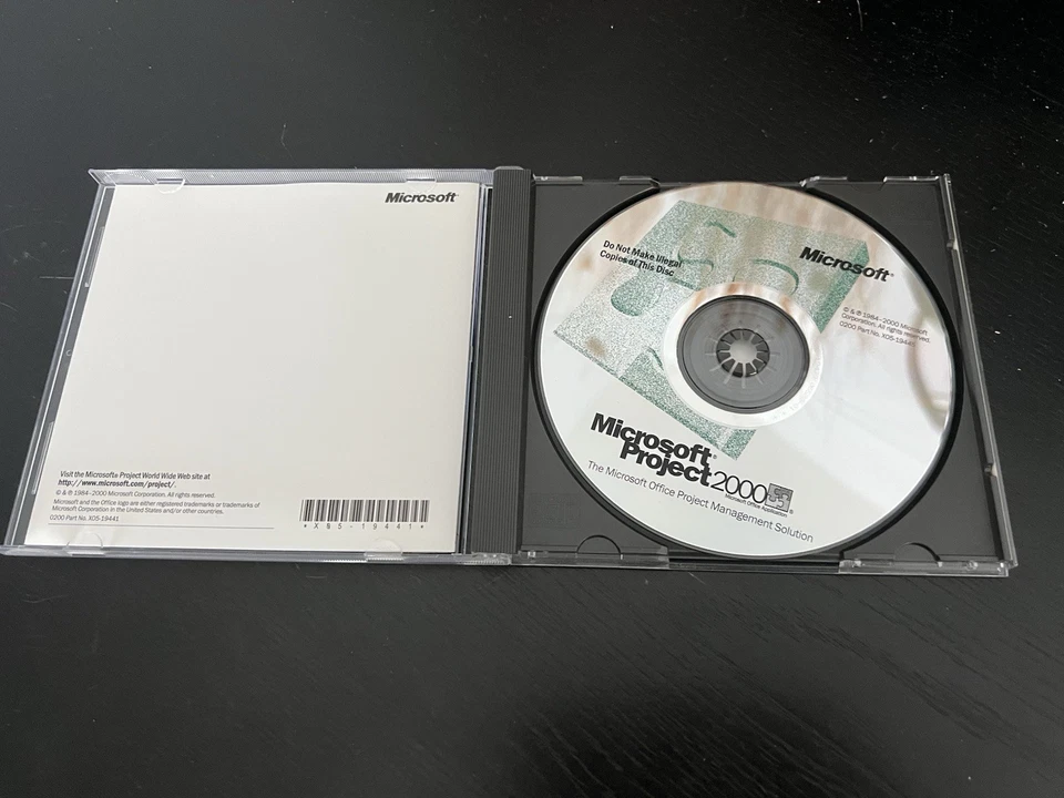 Microsoft Project 2000_ Project Management Solution Software With Product Key - Image 2 of 3