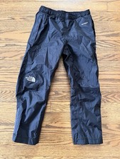 The North Face Boys Small 7-8 Hyvent Nylon Outdoor Hiking Rain Pants Black