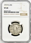 1919 S STANDING LIBERTY QUARTER NGC VF20 SCARCE KEY DATE!!