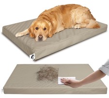 XXL Dog Crate Bed, Outdoor Waterproof Dog Beds Orthopedic Pet Mat with Remova...